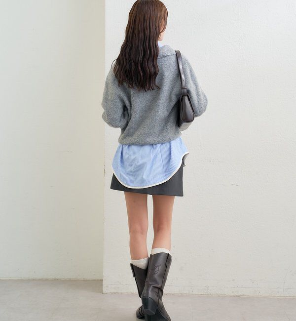  「ポケット刺繍ストライプシャツ」|シャツ・ブラウス|