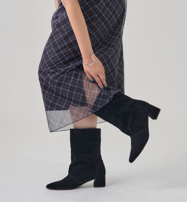  「スウェードショートブーツ」|ショートブーツ|