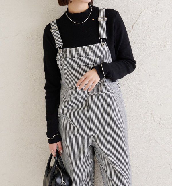  「バックシャンサロペット」|オールインワン|ブラック