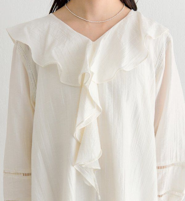  「ラッフルティアードミニワンピース」|ワンピース|