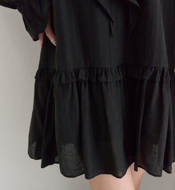  「ラッフルティアードミニワンピース」|ワンピース|