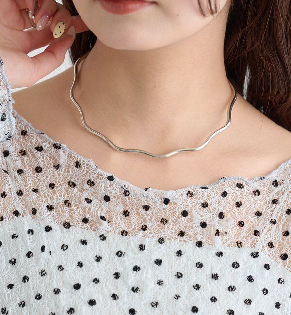  「【Lara】WAVEチョーカー」|リング|