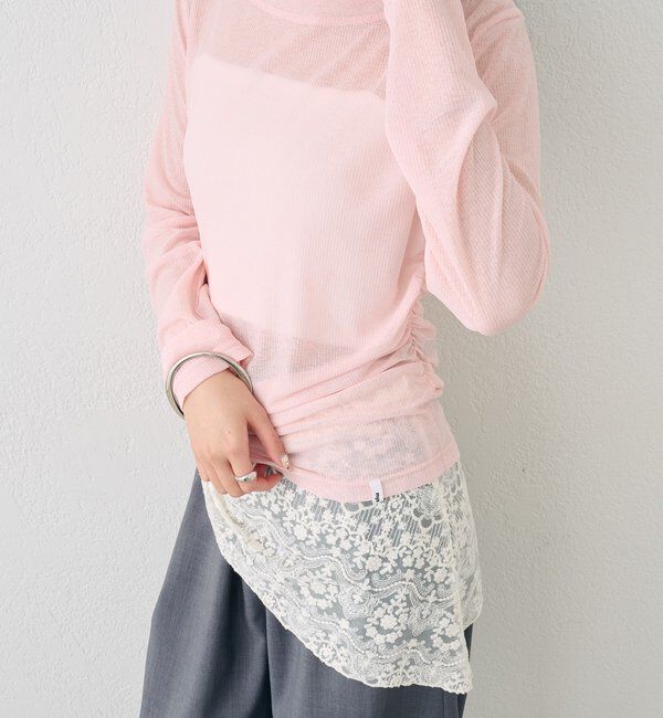  「バックシャンロングTシャツ」|Tシャツ・カットソー|