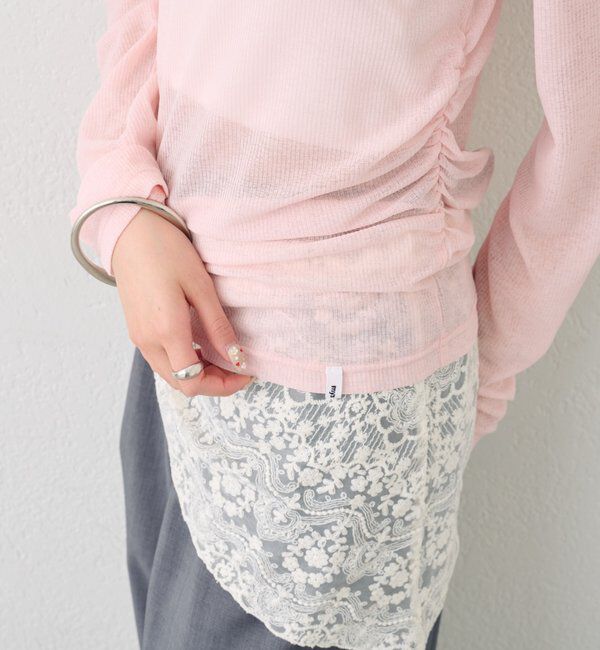  「バックシャンロングTシャツ」|Tシャツ・カットソー|