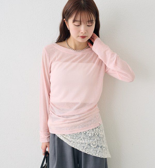  「バックシャンロングTシャツ」|Tシャツ・カットソー|