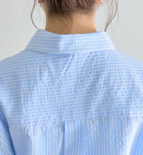  「ストライプBIGシャツ」|シャツ・ブラウス|