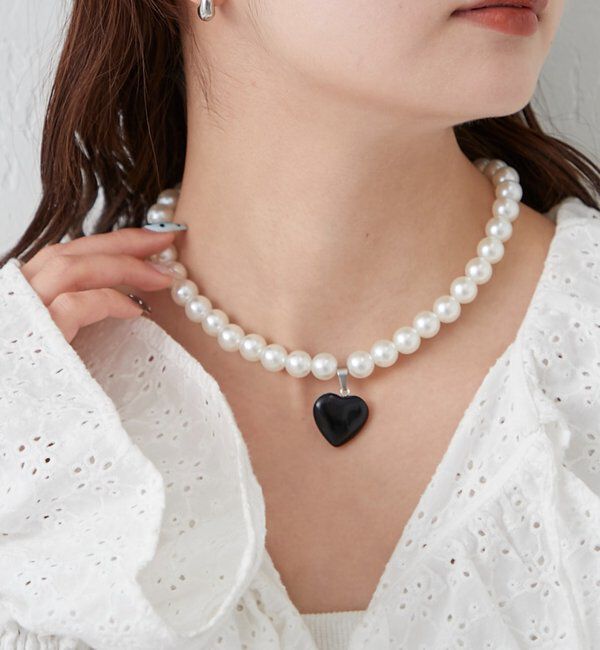  「Lara パール&times;ドットスカーフ」|バンダナ・スカーフ|