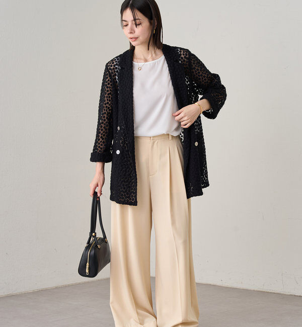  「2タックワイドパンツ」|チノ|