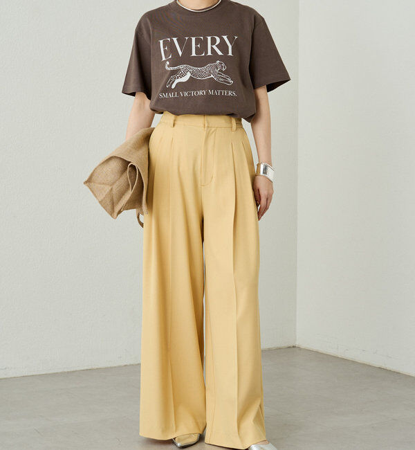  「2タックワイドパンツ」|チノ|