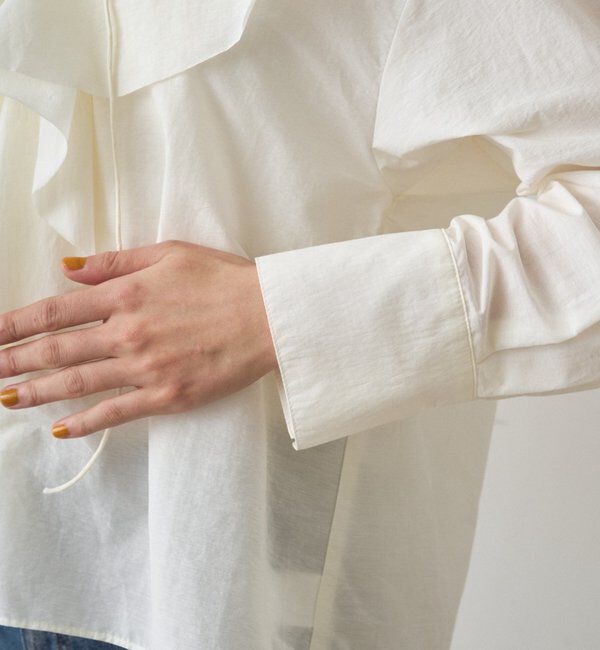  「フリルカラーブラウス」|シャツ・ブラウス|