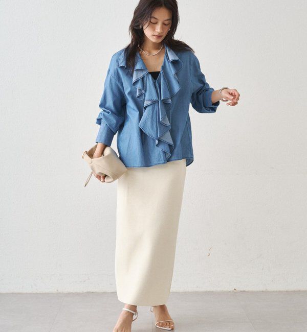  「フリルカラーブラウス」|シャツ・ブラウス|