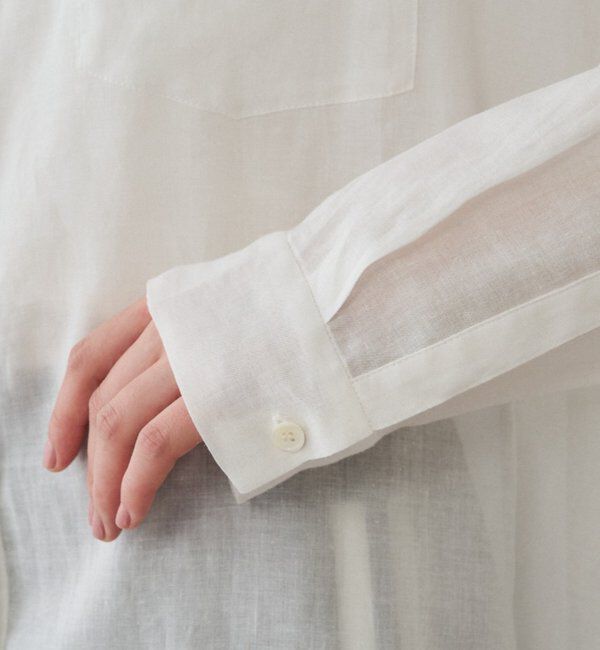  「カシュクール2wayリネンシャツ」|シャツ・ブラウス|