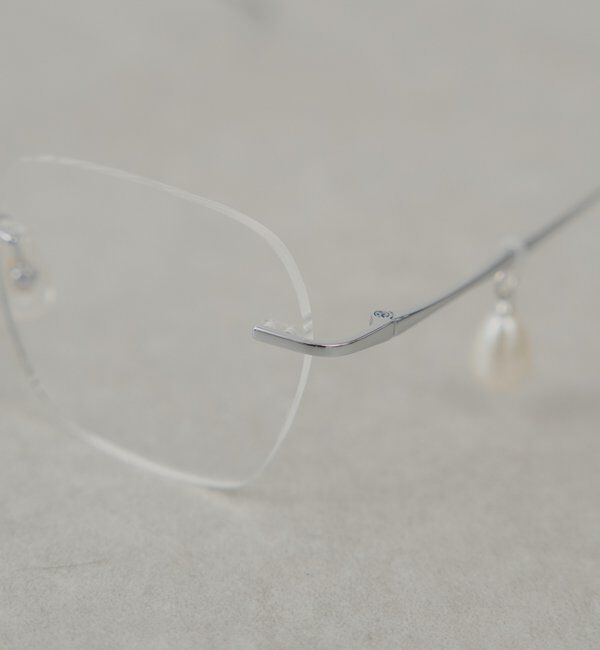  「カスタムパール付フレームレスレンズ」|サングラス|