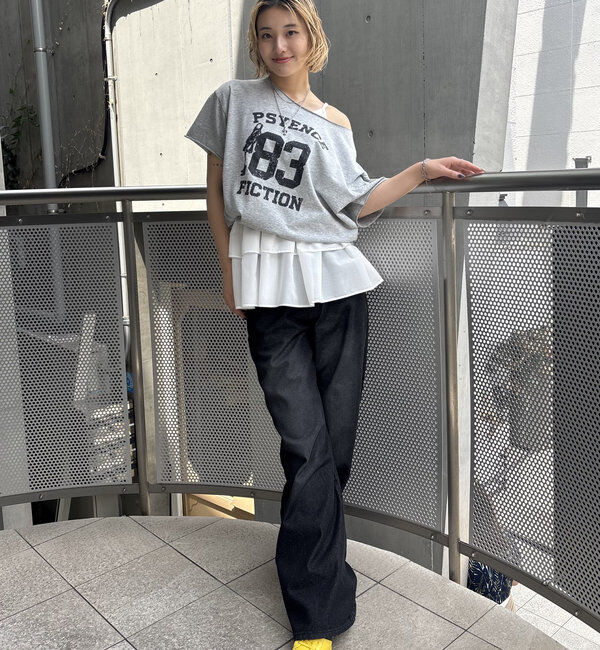  「【新色追加】エリオットオフショルTEE」|Tシャツ・カットソー|