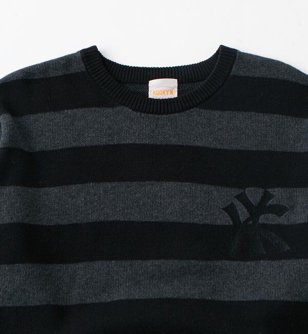  「KOOKYN KYジャガードボーダーニット」|ニット・セーター|