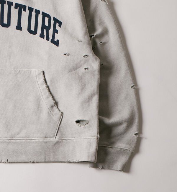  「【FromVintage】ダメージパーカー」|パーカー|