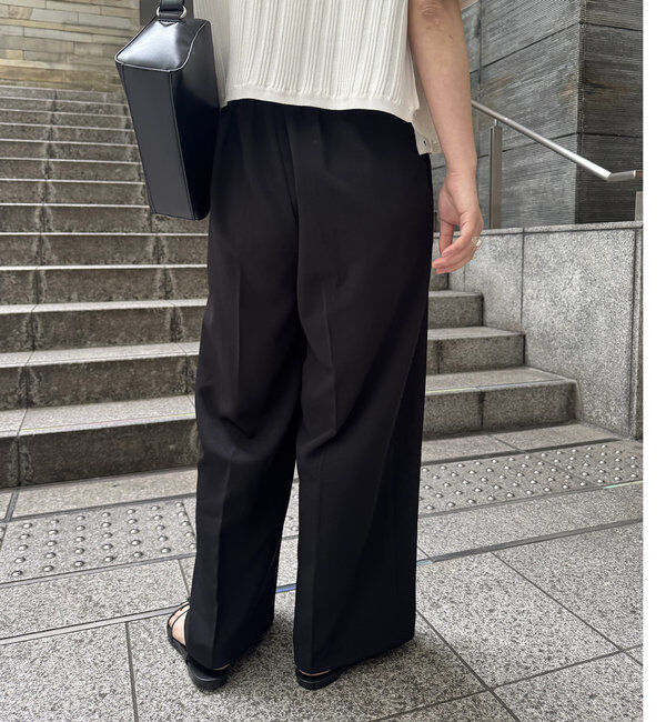  「【待望の追加決定！/新色ブラウン】ラップリボンパンツ」|チノ|