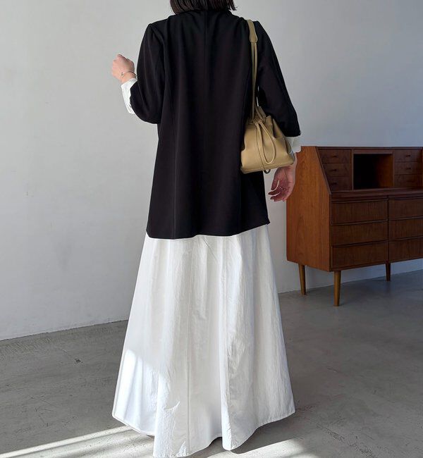  「【再販・サイズ展開あり・WEB限定カラー/グレージュ】Wテーラージャケット」|テーラードジャケット|