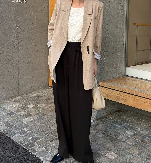  「シャーリングニット」|ニット・セーター|