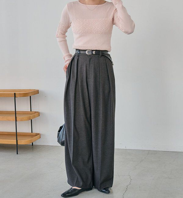  「シャーリングニット」|ニット・セーター|