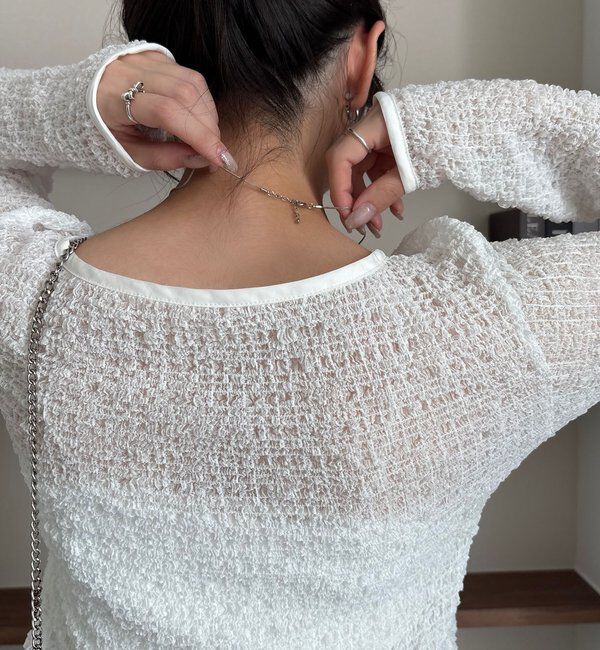  「【mana企画】シャーリングホックブラウス」|シャツ・ブラウス|