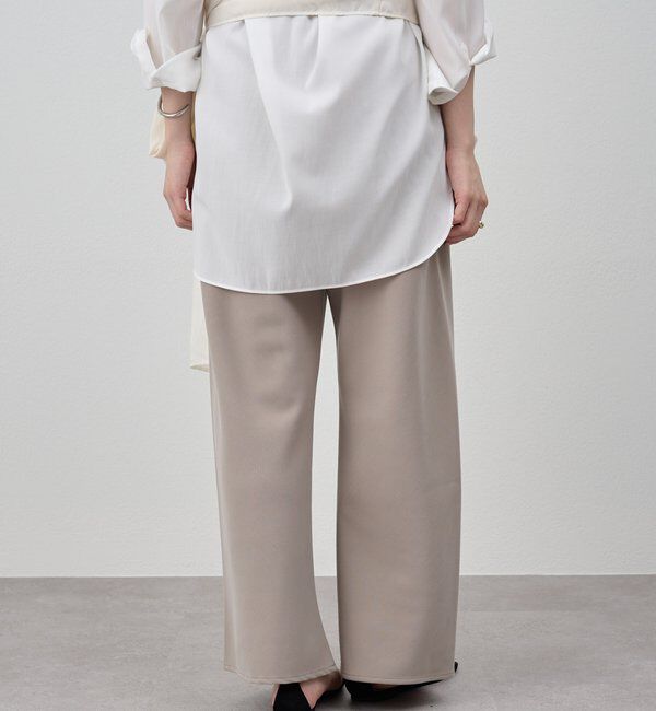  「ダブルクロスワイドパンツ」|チノ|