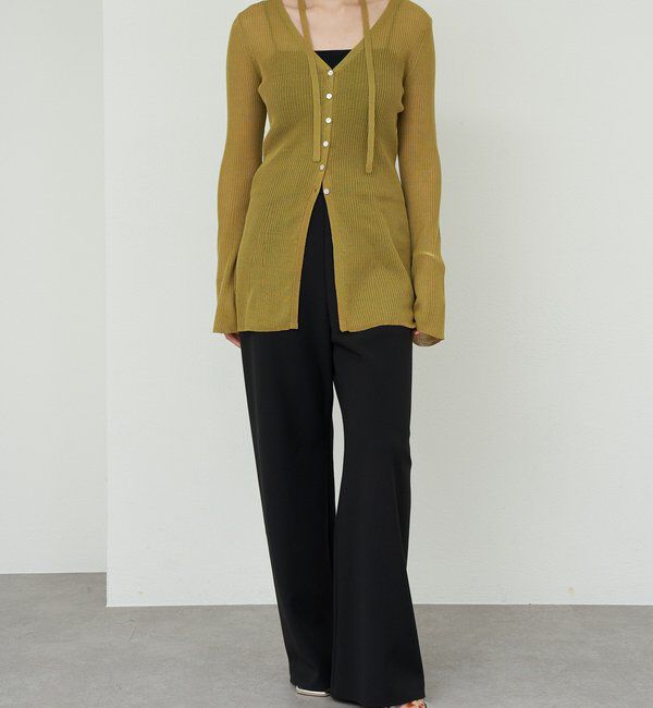  「ダブルクロスワイドパンツ」|チノ|