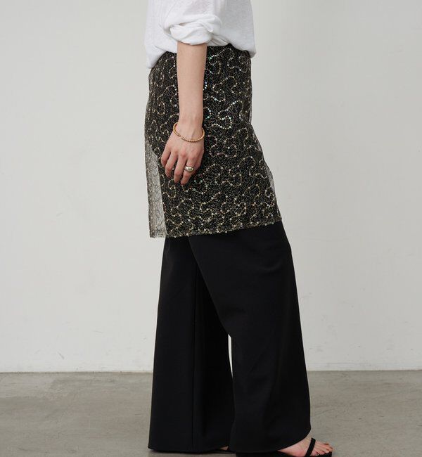  「ダブルクロスワイドパンツ」|チノ|