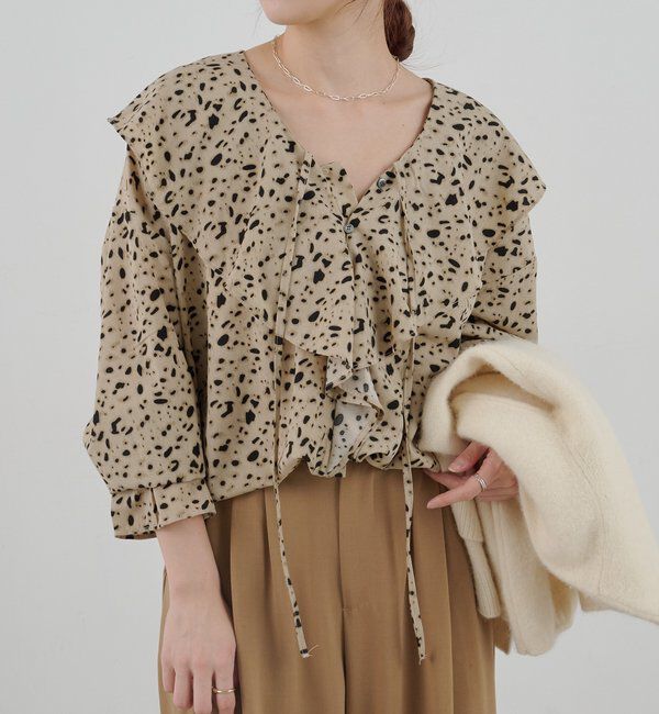  「フリルカラーブラウス」|シャツ・ブラウス|
