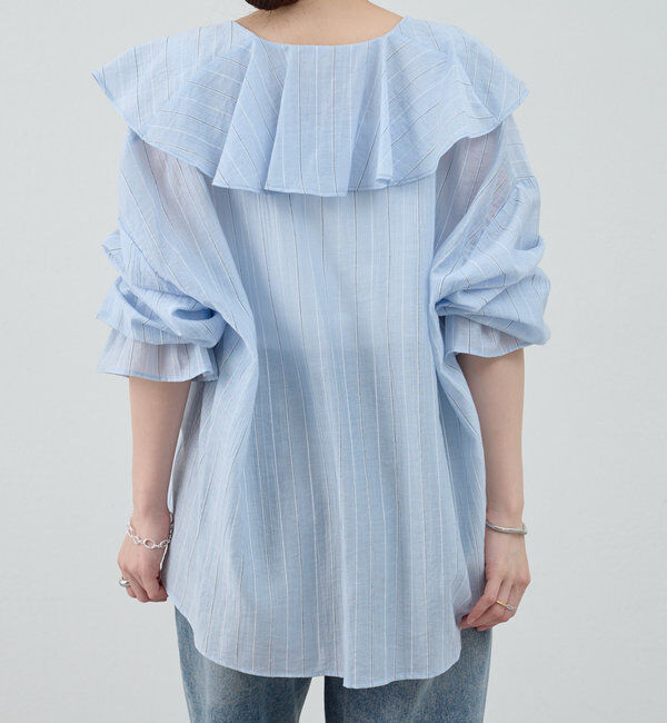  「フリルカラーブラウス」|シャツ・ブラウス|