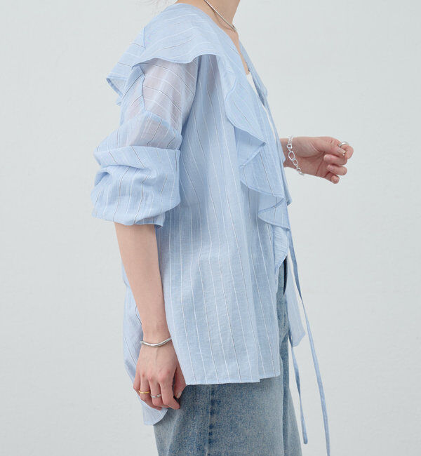  「フリルカラーブラウス」|シャツ・ブラウス|
