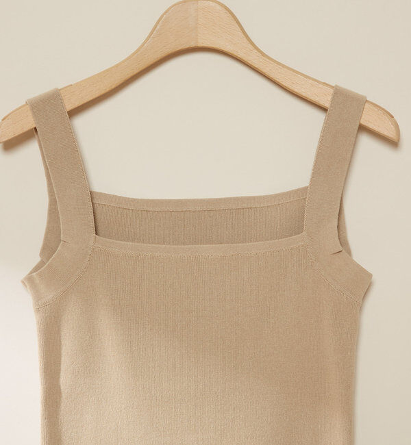  「【SHENERYの名品インナー】総針ニットキャミソール」|ニット・セーター|