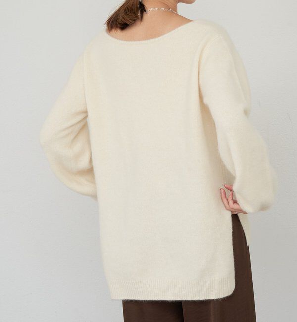  「ファーウールキーネックニット」|ニット・セーター|
