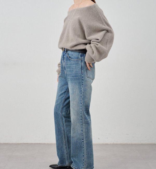  「ファーウールオフショルニット」|ニット・セーター|