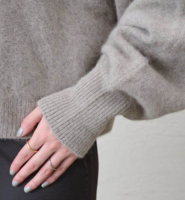  「ファーウールオフショルニット」|ニット・セーター|