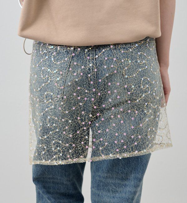  「スパンコールラップスカート」|スカート|