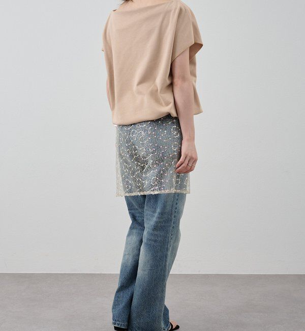  「スパンコールラップスカート」|スカート|