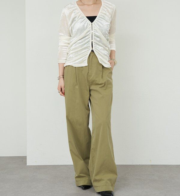  「シアーベロアカーディガン」|Tシャツ・カットソー|