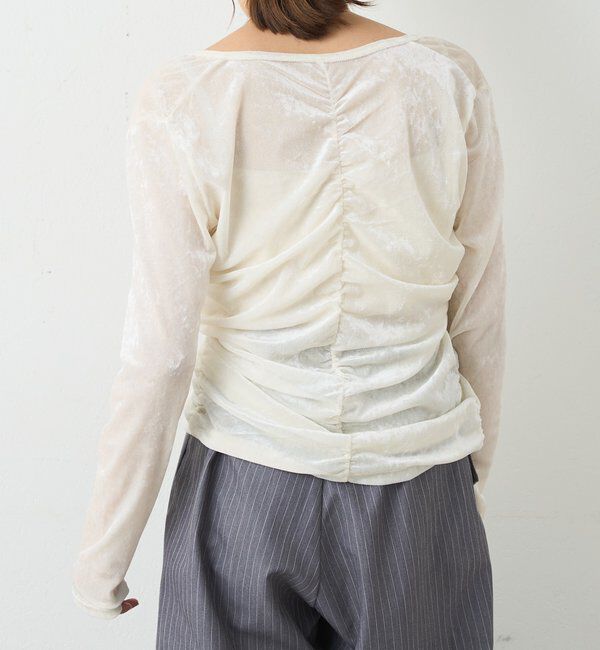  「シアーベロアカーディガン」|Tシャツ・カットソー|