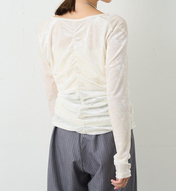  「シアーベロアカーディガン」|Tシャツ・カットソー|