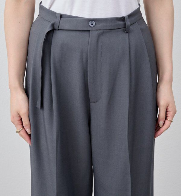  「ダブルタックワイドパンツ」|チノ|