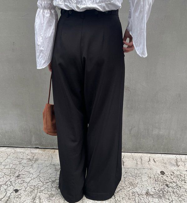  「ダブルタックワイドパンツ」|チノ|