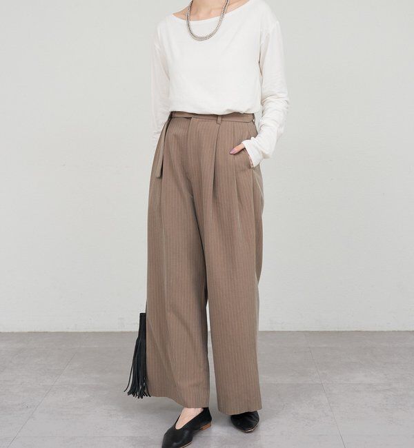  「ベーシックオフショルカットソー」|Tシャツ・カットソー|