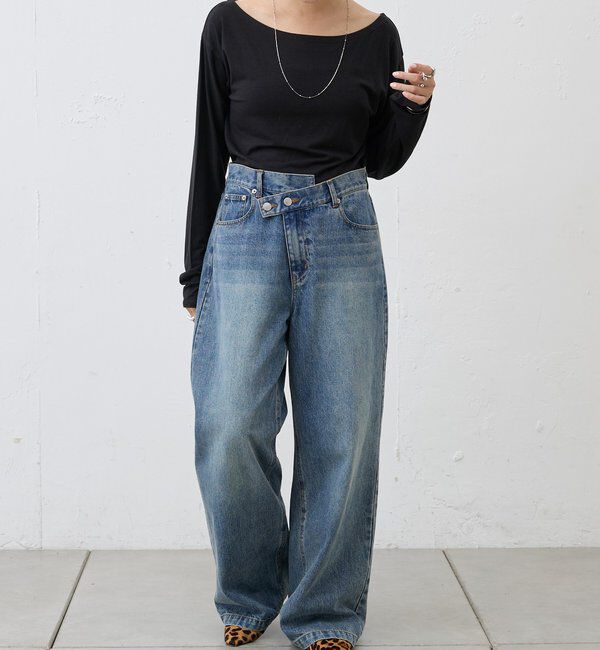  「ベーシックオフショルカットソー」|Tシャツ・カットソー|