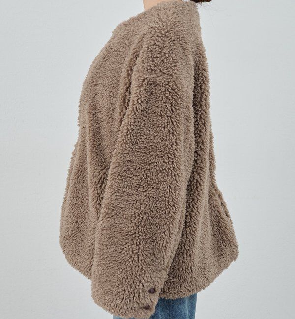  「ノーカラーボアコート」|その他|