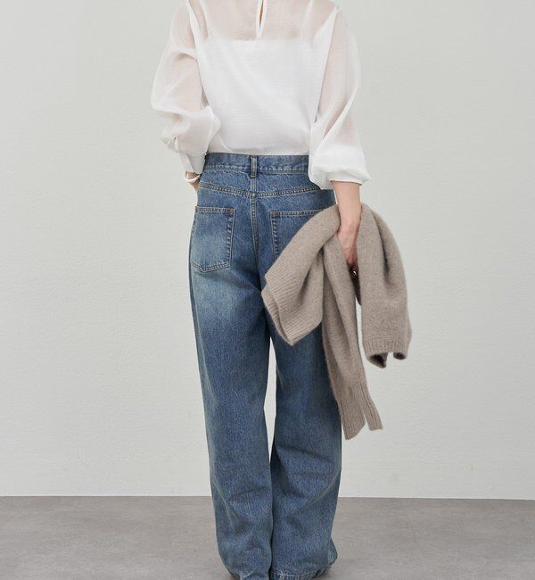  「【1枚でもレイヤードでも〇】サイドスリットシアーチュニック」|シャツ・ブラウス|