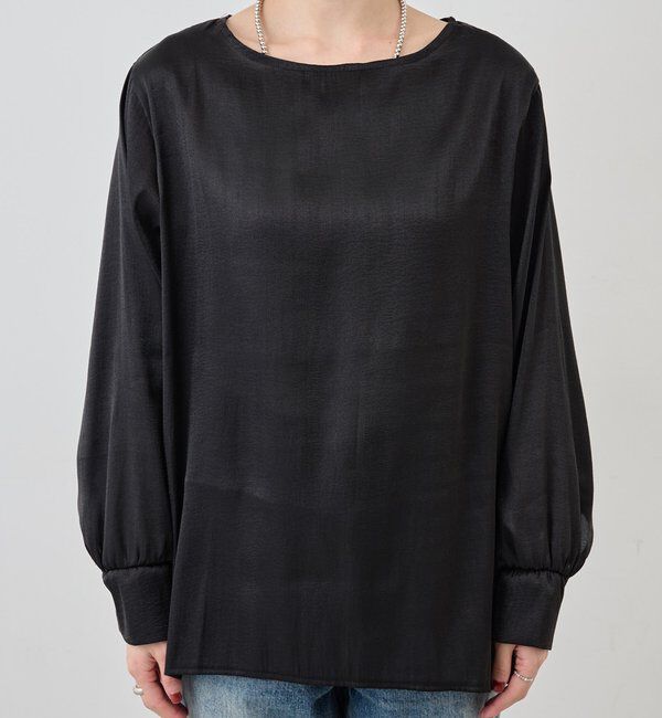  「【1枚でもレイヤードでも〇】サイドスリットシアーチュニック」|シャツ・ブラウス|