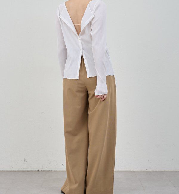  「【インフルエンサー＠tsuru00コラボ】3タックスラックスパンツ」|チノ|