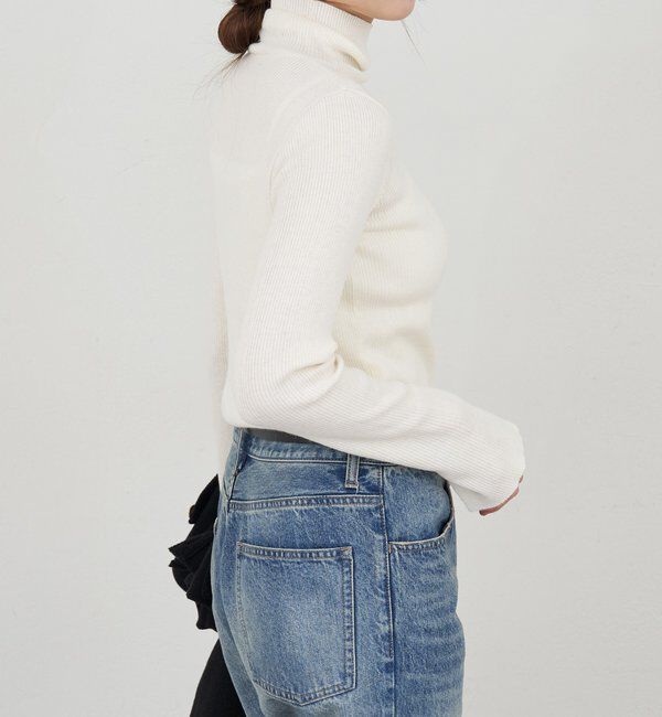  「ハイネックリブニット」|ニット・セーター|