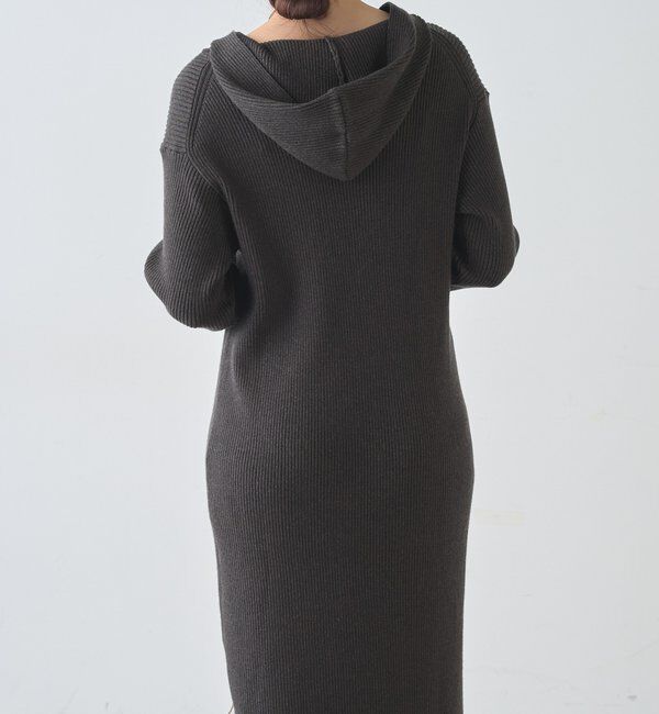  「フーデットジップワンピース」|ワンピース|